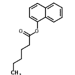 CAS 登录号：28749-24-8， 1-萘基己酸酯