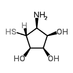 CAS#: 288088-57-3， (1R,2R,3R,4S,5R)-4-Amino-5-Sulfanyl-1,2,3-Cyclopentanetriol