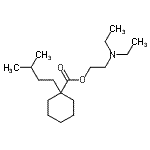 CAS#: 28815-27-2， 2-(Diethylamino)Ethyl 1-(3-Methylbutyl)Cyclohexanecarboxylate
