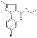 structure of CAS# 288251-64-9, 1-(4-Fluorophenyl)-3-Methyl-1H-Pyrazole-5-Carboxylic Acid Ethyl Ester;1-(4-FLUOROPHENYL)-3-METHYL-1H-PYRAZOLE-5-CARBOXYLIC ACID ETHYL ESTER
