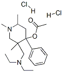 CAS#: 28866-62-8， [5-(Diethylaminomethyl)-1,2,5-Trimethyl-4-Phenyl-4-Piperidyl] Acetate Dihydrochloride