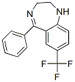 CAS#: 2890-28-0， 2,3-Dihydro-5-Phenyl-7-(Trifluoromethyl)-1H-1,4-Benzodiazepine