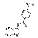 CAS#: 28912-76-7， 4-Nitro-N-[(3Z)-[1,2,4]Thiadiazolo[4,3-a]Pyridin-3-Ylidene]Benzamide