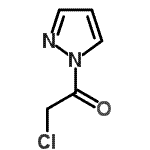 structure of CAS# 28998-74-5, 2-Chloro-1-(1H-Pyrazol-1-Yl)Ethanone;1H-Pyrazole, 1-(chloroacetyl)-;2-chloro-1-(1H-pyrazol-1-yl)ethanone;2-Chloro-<wbr>1-{4-[3-c<wbr>hloro-5-(<wbr>trifluoro<wbr>methyl)-2<wbr>-pyridiny<wbr>l]piperaz<wbr>ino}-1-et<wbr>hanone