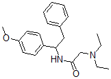 CAS#: 29055-70-7， 2-(Diethylamino)-N-[alpha-(4-Methoxyphenyl)Phenethyl]Acetamide