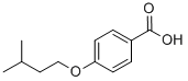 结构式 CAS# 2910-85-2, 4-(3-甲基丁氧基)-苯甲酸