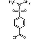 结构式 CAS# 29171-70-8, 4-(二甲基氨基磺酰基)苯甲酰氯