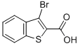 structure of CAS# 29174-66-1, 3-Bromobenzothiophene-2-Carboxylic Acid;Fs002043;3-Bromo-1-Benzothiophene-2-Carboxylic Acid;3-Bromobenzothiophene-2-Carboxylic Acid