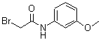 结构式 CAS# 29182-94-3, 2-溴-N-(3-甲氧基苯基)乙酰胺