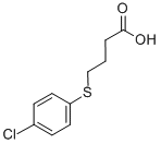structure of CAS# 29193-63-3, 4-(4-Chloro-Phenylsulfanyl)-Butyric Acid;4-[(4-Chlorophenyl)Thio]Butanoate;4-[(4-Chlorophenyl)Thio]Butyrate;Zinc03164288