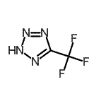结构式 CAS# 2925-21-5, 5-(三氟甲基)-2H-四唑
