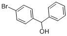structure of CAS# 29334-16-5, 4-Bromo-alpha-Phenyl-Benzenemethanol;(4-Bromophenyl)-Phenyl-Methanol;4-Bromobenzhydrol;Benzenemethanol, 4-Bromo-.Alpha.-Phenyl-