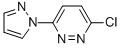 structure of CAS# 29334-66-5, 3-Chloro-6-(1H-Pyrazol-1-Yl)Pyridazine;3-Chloro-6-(1H-Pyrazol-1-Yl)Pyridazine 98%;3-Chloro-6-(1H-Pyrazol-1-Yl)Pyridazine