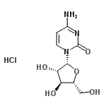 CAS#: 29363-79-9， 4-Amino-1-(beta-D-Arabinofuranosyl)-2(1H)-Pyrimidinone Hydrochloride (1:1)