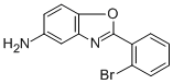 structure of CAS# 293737-80-1, 2-(2-Bromo-Phenyl)-Benzooxazol-5-Ylamine;2-(2-BROMO-PHENYL)-BENZOOXAZOL-5-YLAMINE;2-(2-BROMOPHENYL)-BENZOXAZOL-5-YLAMINE;5-BENZOXAZOLAMINE, 2-(2-BROMOPHENYL)-