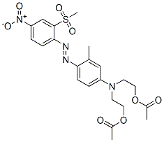 CAS#: 29426-52-6， 2,2'-[[4-[[2-(Methylsulphonyl)-4-Nitrophenyl]Azo]-m-Tolyl]Imino]Bisethyl Diacetate