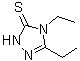 structure of CAS# 29448-78-0, 4,5-Diethyl-2,4-Dihydro-3H-1,2,4-Triazole-3-Thione;4,5-diethyl-1,2,4-triazole-3-thiol;4,5-Diethyl-4H-[1,2,4]triazole-3-thiol;MFCD03423405