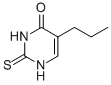 structure of CAS# 2954-52-1, 5-Propyl-2-Thiouracil;5-Propyl-2-Sulfanylidene-1,2,3,4-Tetrahydropyrimidin-4-One;5-Propyl-2-Thiouracil ,98%;5-PROPYL-2-THIOURACIL 98%