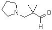 结构式 CAS# 296264-94-3, 2,2-二甲基-3-(1-吡咯烷基)丙醛
