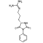 CAS#: 29635-93-6， 2-{3-[(4S)-5-Oxo-1-Phenyl-2-Thioxo-4-Imidazolidinyl]Propyl}Guanidine