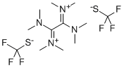 CAS#: 296777-47-4， 1,2-Bis(dimethylamino)-N,N,N',N'-tetramethyl-1,2-ethanediiminium bis(trifluoromethanethiolate)