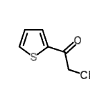 structure of CAS# 29683-77-0, 2-Chloro-1-(2-Thienyl)Ethanone;2-(CHLOROACETYL)THIOPHENE;2-chloro-1-(2-thienyl)ethan-1-one;2-Chloro-<wbr>1-(thien-<wbr>2-yl)etha<wbr>n-1-one, <wbr>2-(2-Chlo<wbr>roethanoy<wbr>l)thiophe<wbr>ne