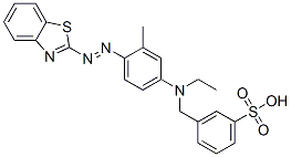 CAS#: 29706-48-7， alpha-[[4-(Benzothiazol-2-Ylazo)-m-Tolyl]Ethylamino]-m-Toluenesulphonic Acid