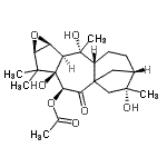CAS#: 29708-80-3， (2beta,3beta,6beta,13beta)-5,10,16-Trihydroxy-7-Oxo-2,3-Epoxygrayanotoxan-6-Yl Acetate