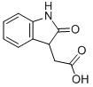 structure of CAS# 2971-31-5, 2,3-Dihydro-2-Oxo-1H-Indole-3-Aceticacid;2-(2-Oxoindolin-3-Yl)Acetic Acid;2-(2-Oxo-3-Indolinyl)Acetic Acid;2-(2-Ketoindolin-3-Yl)Acetic Acid