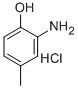 structure of CAS# 2977-71-1, 2-Amino-p-Cresol Hydrochloride;2-Amino-4-Methyl-Phenol Hydrochloride;2-Aminop-Cresol Hydrochloride