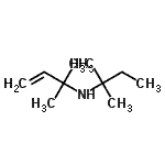 CAS 登录号：2978-45-2， 2-甲基-N-(2-甲基-2-丁烷基)-3-丁烯-2-胺