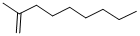 structure of CAS# 2980-71-4, 2-Methyl-1-Nonene;129410_Aldrich;1-Nonene, 2-Methyl-;2-Methyl-1-Nonene