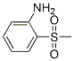 structure of CAS# 2987-49-7, 2-(Methylsulfonyl)Aniline;(2-Mesylphenyl)Amine;Zinc00153752;Nsc55747