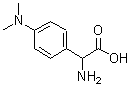 结构式 CAS# 29884-03-5, 氨基[4-(二甲基氨基)苯基]乙酸