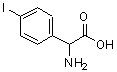 结构式 CAS# 299167-68-3, 氨基(4-碘苯基)乙酸