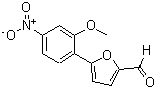 结构式 CAS# 299202-82-7, 5-(2-甲氧基-4-硝基苯基)-2-糠醛