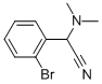 结构式 CAS# 299215-38-6, 2-(2-溴苯基)-2-(二甲基氨基)乙腈