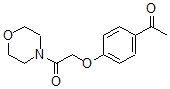 结构式 CAS# 29942-00-5, 4'-吗啉基羰基甲氧基苯乙酮