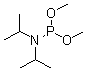 structure of CAS# 29952-64-5, Dimethyl diisopropylphosphoramidoite;(dimethoxyphosphanyl)bis(propan-2-yl)amine;Dimethyl N,N-diisopropylphosphoramidite;n / a