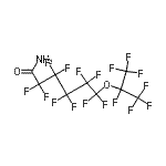 structure of CAS# 29952-92-9, 2,2,3,3,4,4,5,5,6,6-Decafluoro-6-[(1,1,1,2,3,3,3-Heptafluoro-2-Propanyl)Oxy]Hexanamide;6-(Heptafluoroisopropoxy)decafluorohexanoamide;MFCD09763610;Perfluoro-6-isopropoxyhexanamide