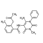 CAS#: 301206-05-3， 2-[(6-Amino-3-Methyl-2,4-Dioxo-1-Phenyl-1,2,3,4-Tetrahydro-5-Pyrimidinyl)Carbamoyl]-6-Methylphenyl Acetate