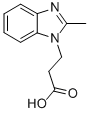 structure of CAS# 30163-82-7, 3-(2-Methyl-Benzoimidazol-1-Yl)-Propionic Acid;3-(2-Methyl-1H-Benzimidazol-1-Yl)Propanoic Acid(SALTDATA: FREE);3-(2-METHYL-1H-BENZIMIDAZOL-1-YL)PROPANOIC ACID;3-(2-METHYL-BENZOIMIDAZOL-1-YL)-PROPIONIC ACID