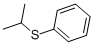structure of CAS# 3019-20-3, Isopropylthiobenzene;Isopropylsulfanylbenzene;(Isopropylthio)Benzene