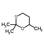 CAS#: 30253-09-9， 2,2,6-Trimethyl-1,3-Oxathiane