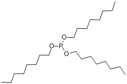 structure of CAS# 3028-88-4, Phosphorous Acid Trioctyl Ester;Phosphorous Acid Trioctyl Ester;Octyl Phosphite, (C8h17o)3P;Brn 1712339