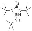 CAS#: 302912-46-5， 1,3-Di-tert-butyl-2-(tert-butylamino)-1,3-diaza-2,4-disilacyclotetrane