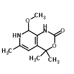 CAS#: 302933-96-6， 8-Methoxy-4,4,6-Trimethyl-1,4,7,8-Tetrahydro-2H-Pyrido[3,4-d][1,3]Oxazin-2-One