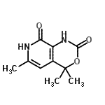 CAS#: 302933-97-7， 4,4,6-Trimethyl-1,7-Dihydropyrido[3,4-d][1,3]Oxazine-2,8-Dione