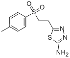 结构式 CAS# 302956-47-4, 5-[2-(甲苯-4-磺酰基)-乙基]-[1,3,4]噻二唑-2-胺