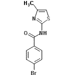 CAS#: 302967-87-9， 4-Bromo-N-(4-Methyl-1,3-Thiazol-2-Yl)Benzamide